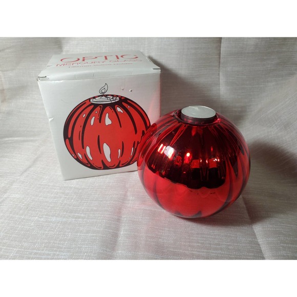 Vintage NIB Dept. 56 Mercury Glass Candle Votive - Picture 1 of 5